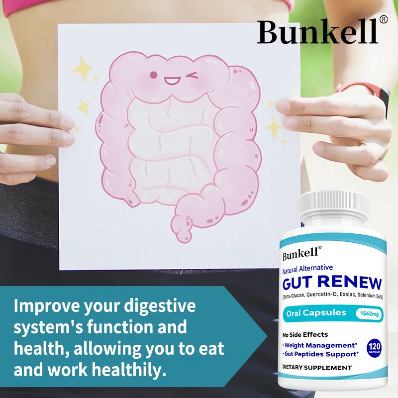 Bunkell Gut Health Supplement – Probiotic, Liver Detox & Immune Support Probiotic Supplement Oasis Select