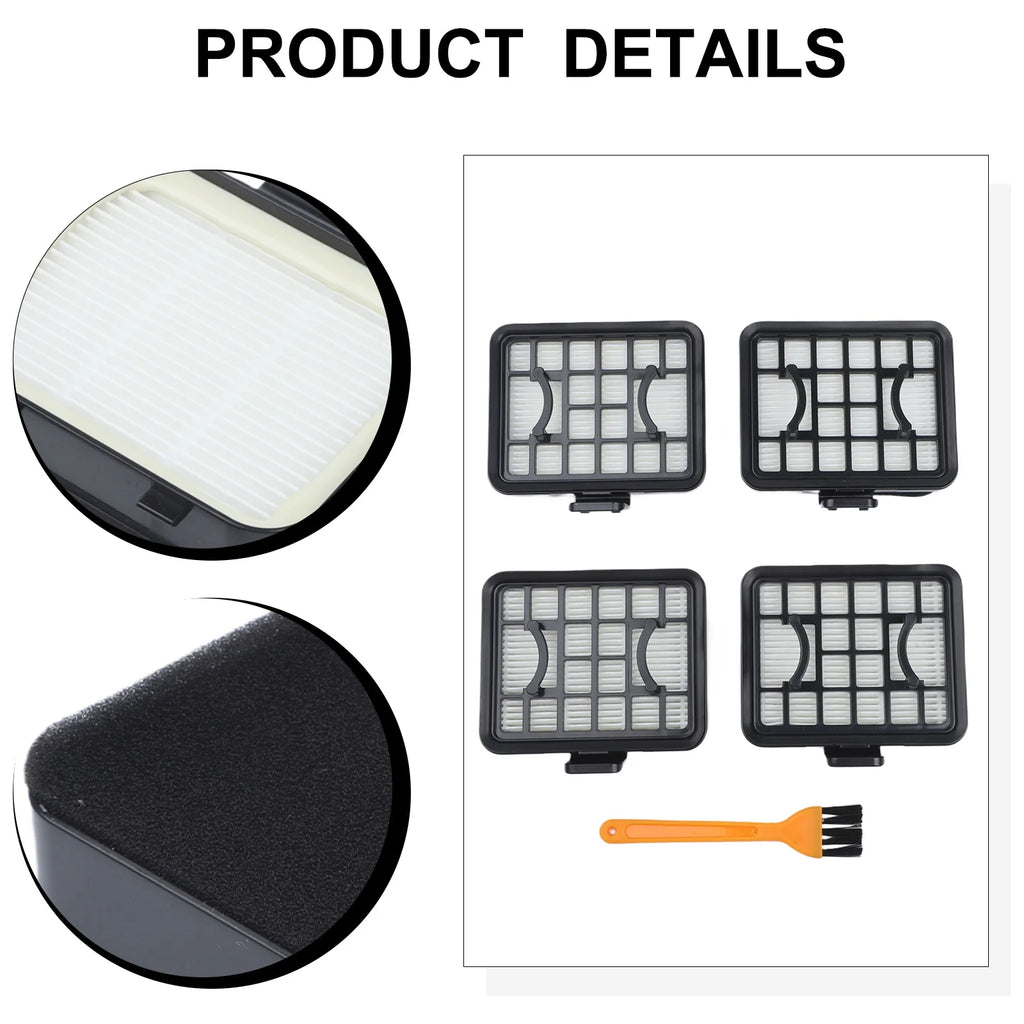 Replacement Filter Kit 4pcs With Brush For Bosch GAS 18V-1 Especially Recommended For Asthmatics Oasis Select