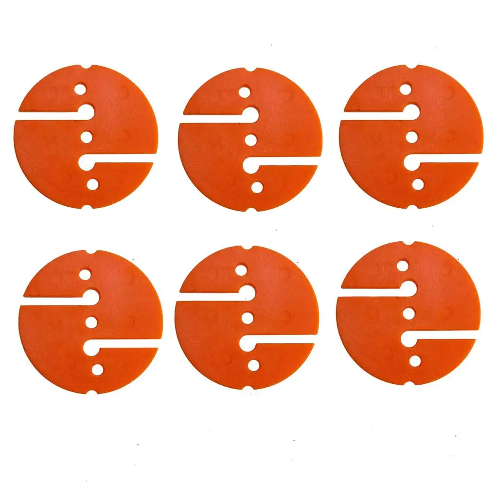 Round Circle Dive Line Arrow Marker for Scuba Cave Wreck Technical Diving Safety Rope Line Marker PVC Oasis Select Orange