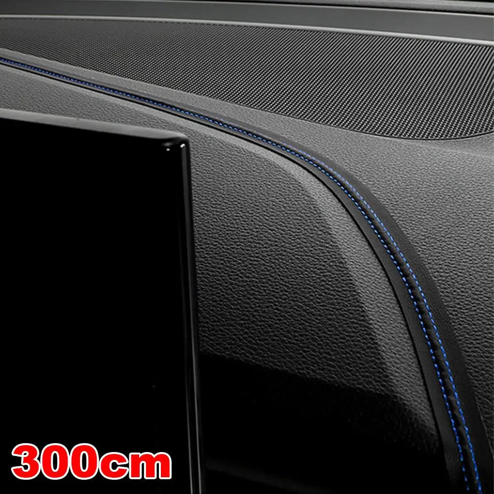 Car PU Leather Trim Strips – Dashboard & Console Decoration