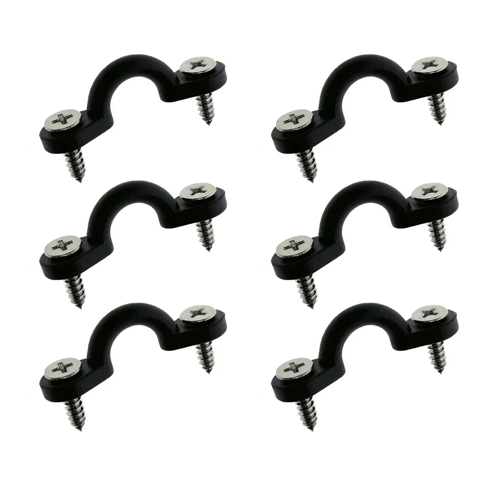 Kayak Nylon Pad Eyes With Stainless Screws Canoes Boat Deck Loops Tie Down Pad Oasis Select 6 Piece Black