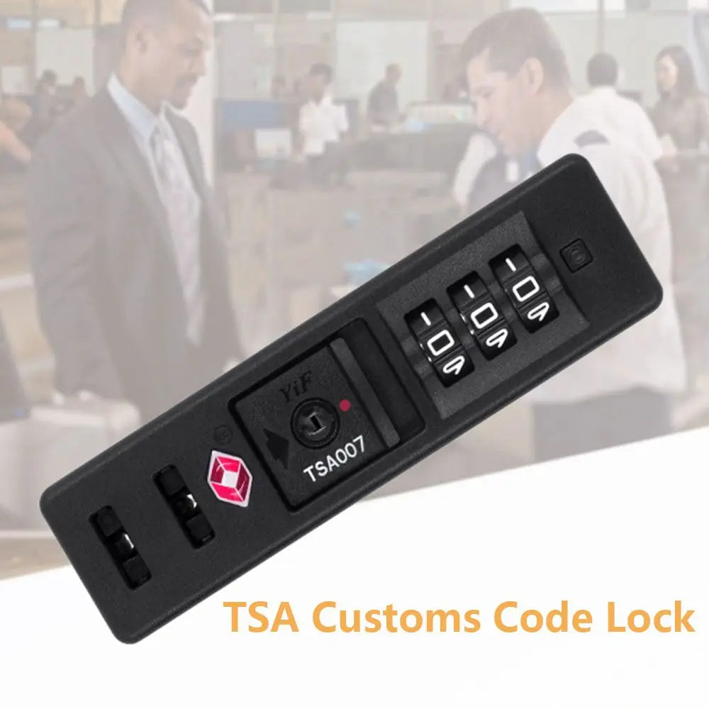 Portable TSA Customs Code Lock Protection Security 3 Digit Password Lock Weatherproof Anti-theft Luggage Safely Code Lock Oasis Select
