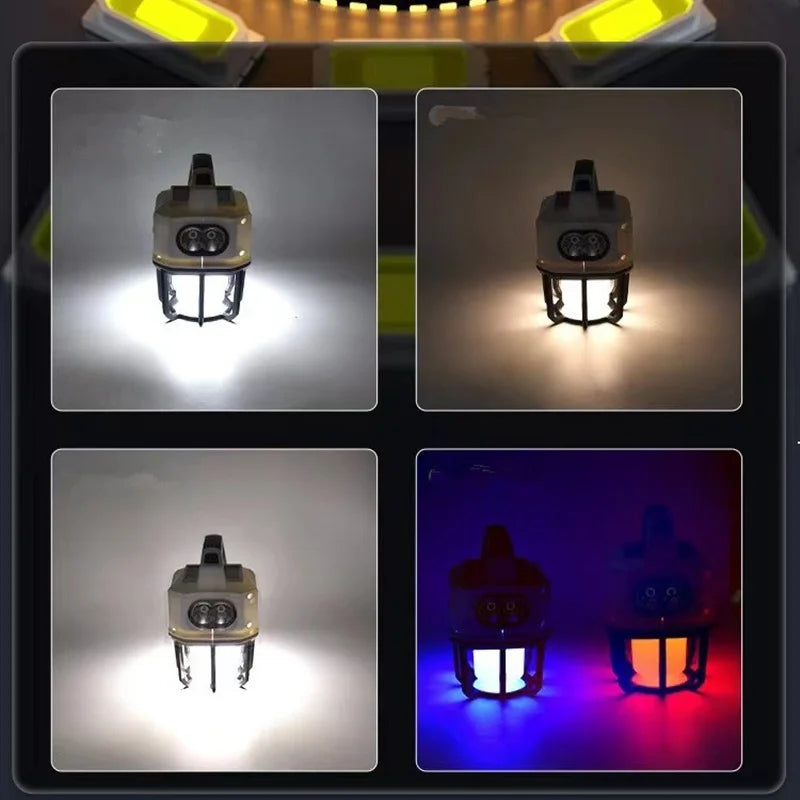 SHINEKNOT Solar Camping Lantern – LED Light & USB Power Bank