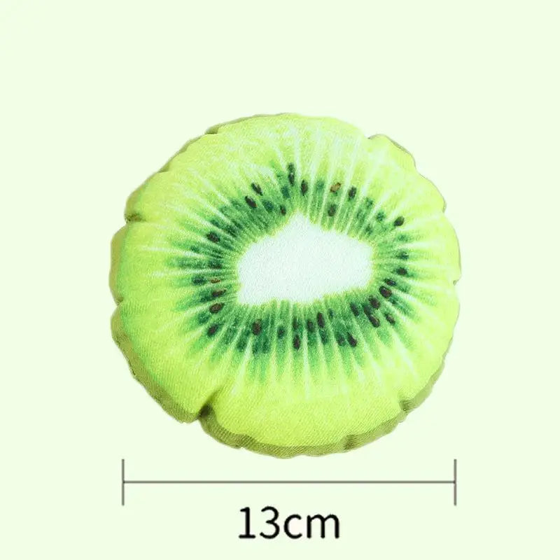 Dog Bite Sound Toy Fun Pizza BB Is Called Interactive Training Bite Resistant Artificial Pet Teething Dog Toys for Small Dogs Oasis Select Kiwi fruit