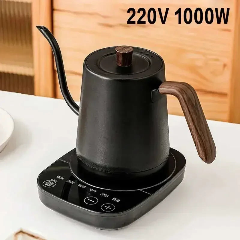 URGGU 0.8L Gooseneck Electric Kettle – Temp Control, 1000W