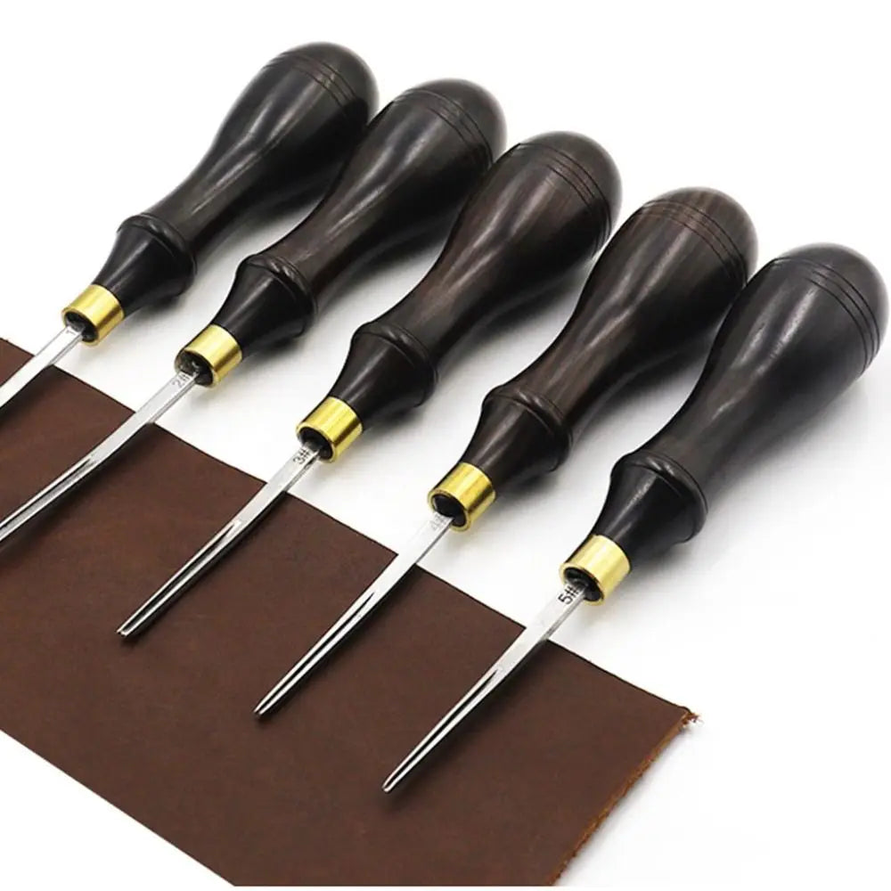 Leather Edge Beveler – Wooden Handle Skiving Tool for Crafters Leather Crafting Tool Oasis Select