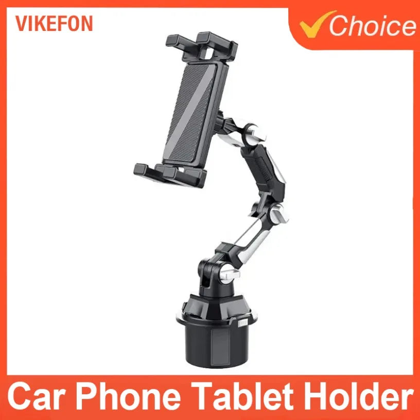 Universal Tablet Cup Holder Mount for Car or Truck Heavy Duty 360° Rotation Adjustable Arm Tablet Stand Cradle Cup Phone Holder Oasis Select