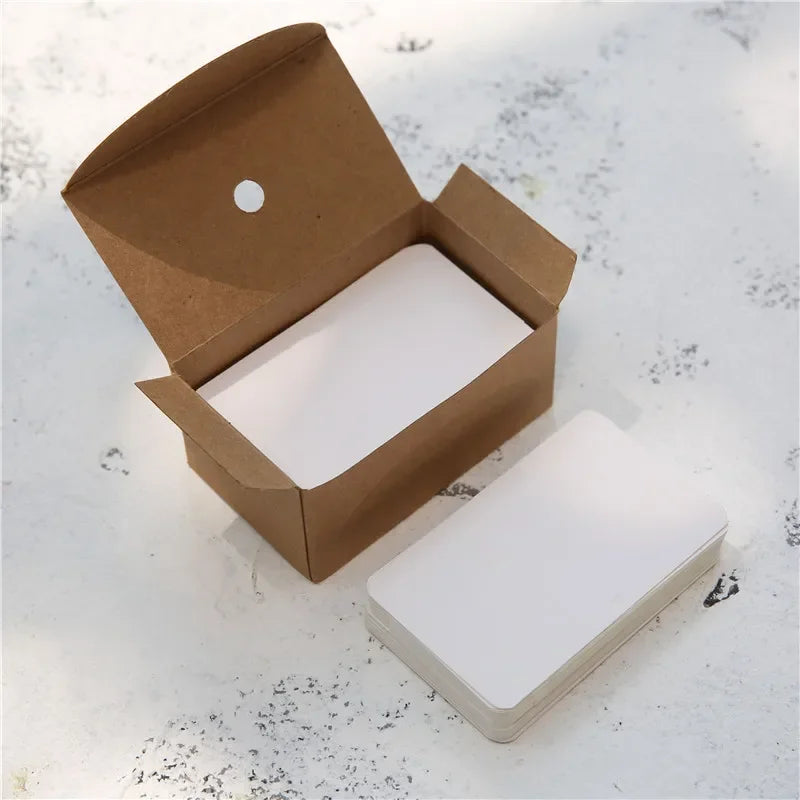 100 Pieces Christmas Birthday Invitation Cards Greeting Wedding Shower Party Decoration Favor Supply Set for Festive Celebration Oasis Select white