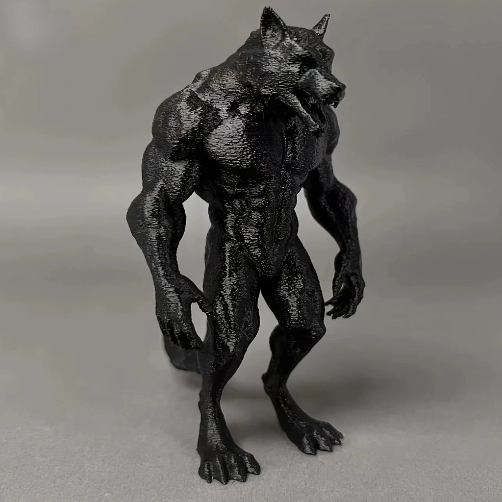 Standing Werewolf Ornaments Realistic Design-home Decoration Werewolf Statue Ornaments Suitable for Christmas Valentine's Day Oasis Select