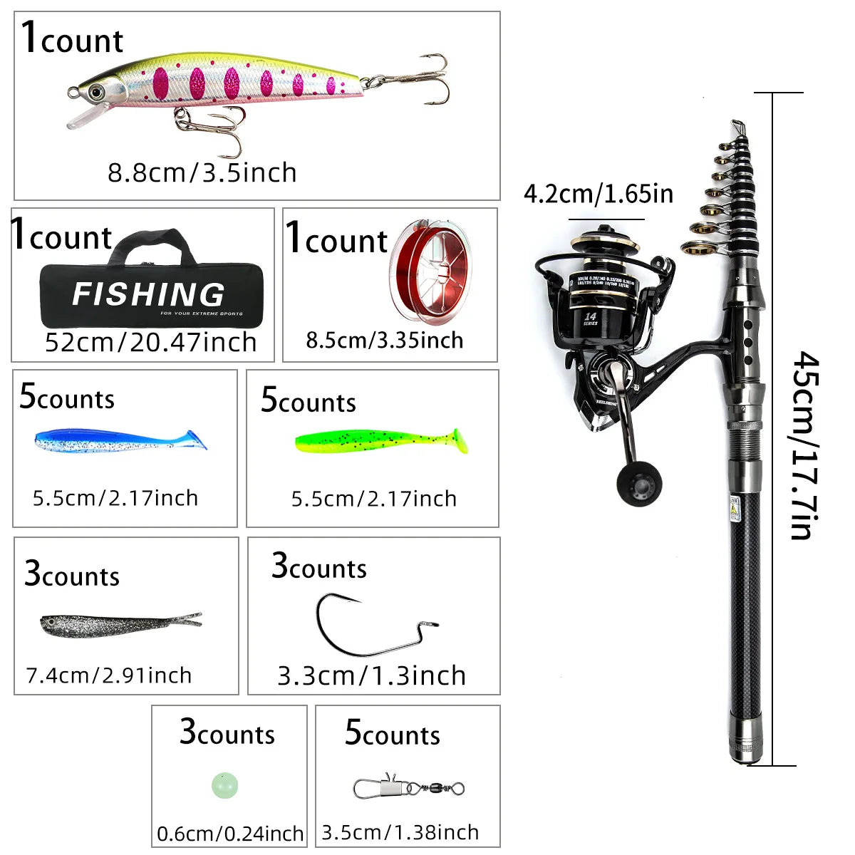 Luya Rod Set Luya Long Throw Perch Throwing Rod Sea Fishing Blackout Fishing Rod Oasis Select