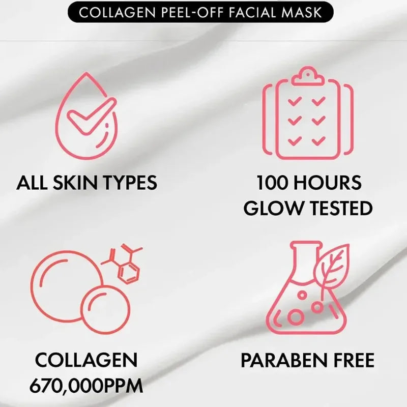 BIOAOUA Collagen Peel-Off Wrapping Mask 670,000ppm | Glass Skin