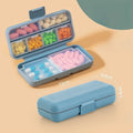 Mini Portable Pills Organizer Case, 3 Grids PillBox, Tablet Storage Container, Weekly Medicine Pill's Box, Drug Dispense Oasis Select large