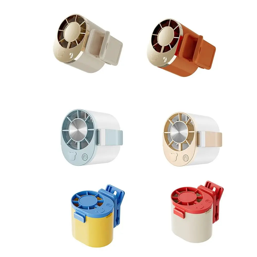 3 Speeds Adjustable Portable Handheld Fan Clip On USB Rechargeable Umbrella Hanging Waist Fan Handheld Clip-on Stroller Fan Oasis Select