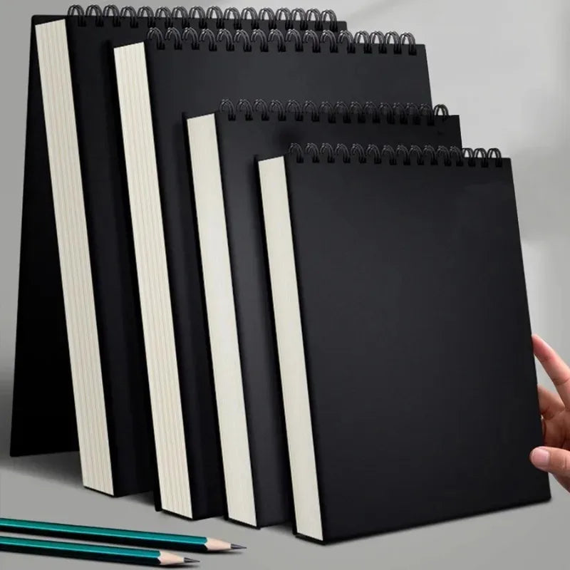 1 Pack 60-Sheets Top Spiral-Bound Sketch Book Acid-Free Art Sketchpad for Artistic Drawing Painting And Writing Oasis Select