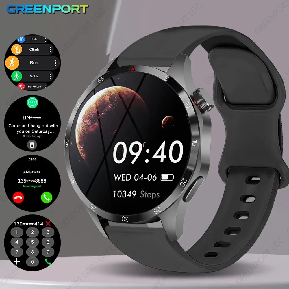 ERUN Smartwatch 1.5" Touchscreen, Fitness Tracker & Earphones