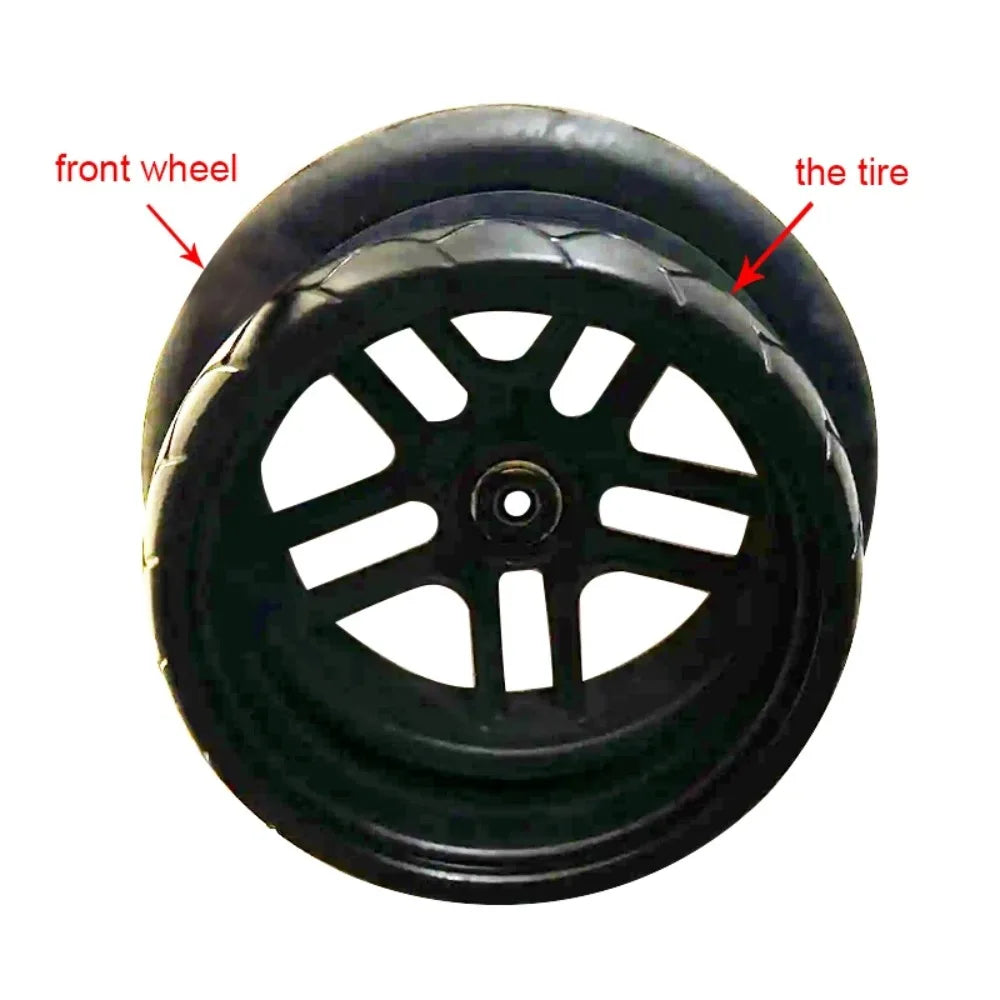 Front Wheel Tire For Vista Series Pushchair PU Tyre Tubless Baby Buggy Outer Cover Bebe Pram Repalce Accessories Oasis Select