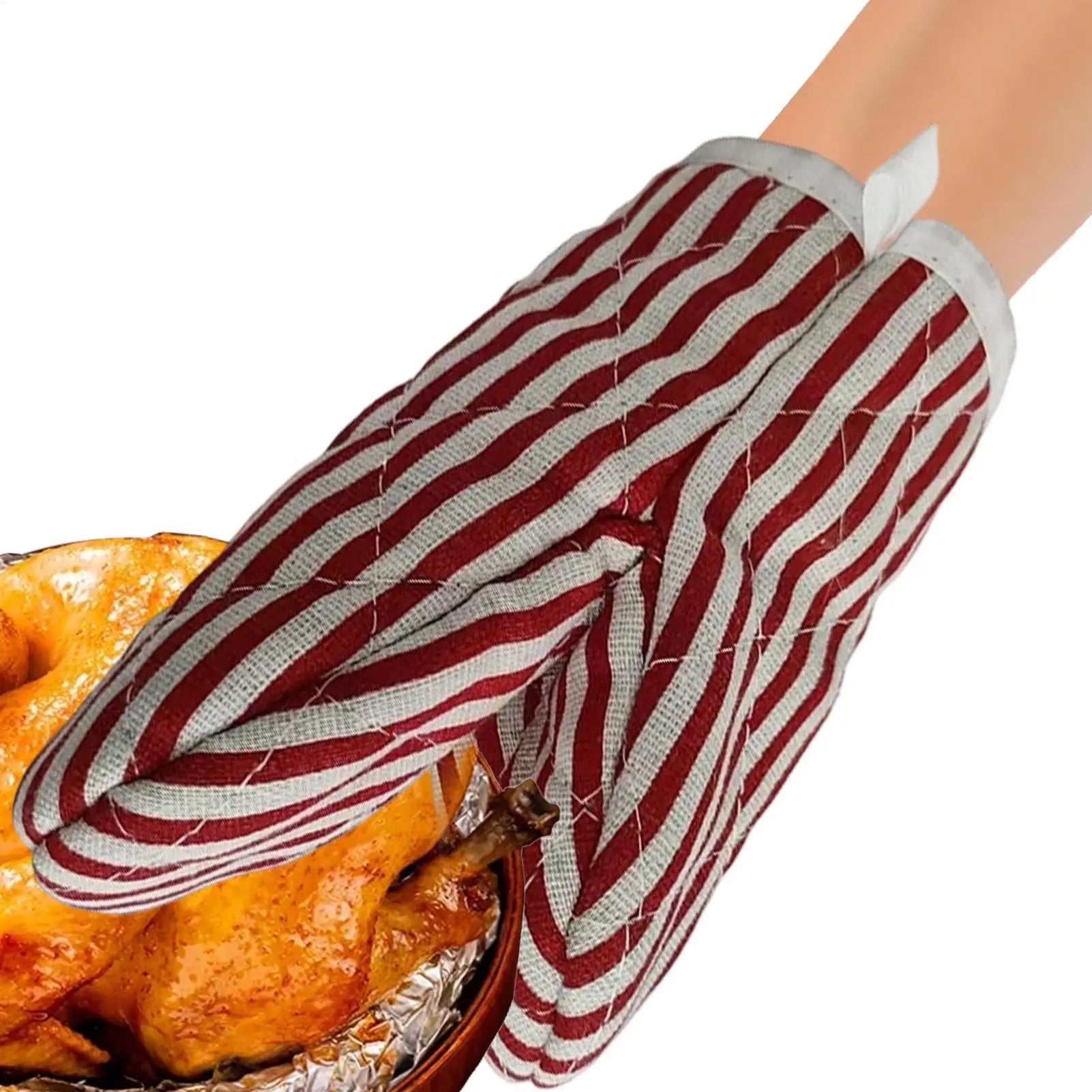 Heat-Resistant Oven Mitts – Anti-Scald Kitchen Gloves