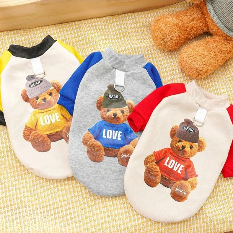 Dog Clothes with Fleece Sweatshirts, Cat Warm Thickened Cat Clothes, Universal Pet Clothing and Supplies Dog Clothes Oasis Select