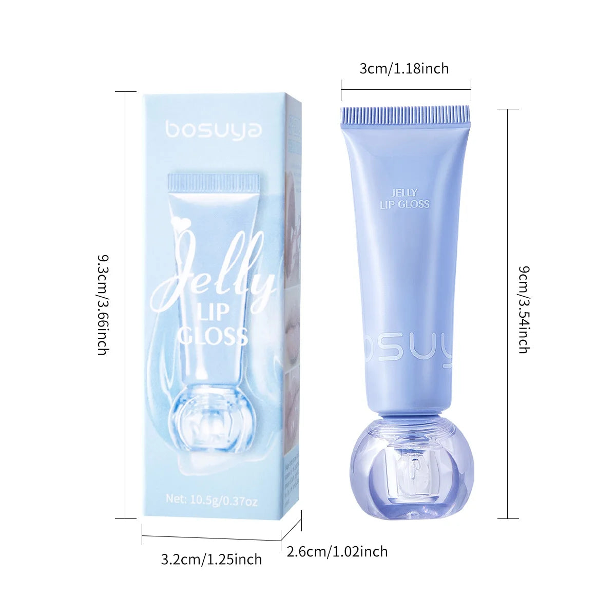 Moisturizing Jelly Lip Gloss – Waterproof & Non-Stick Lip Gloss Oasis Select