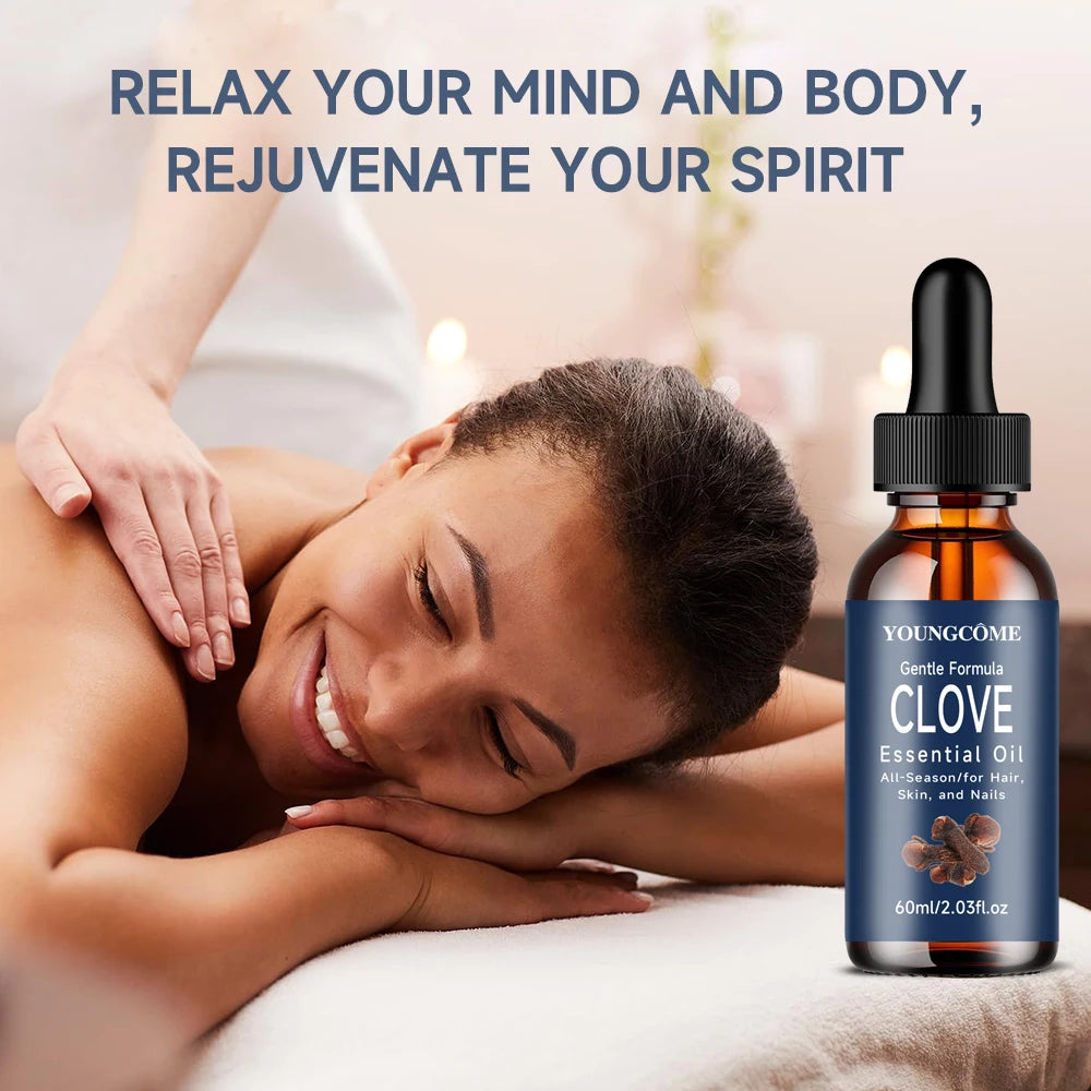 Clove Essential Oil Essential Bottle shine facial care Moisturizing Repair Anti-aging and Natural Organic Aromas Essential Oil Oasis Select