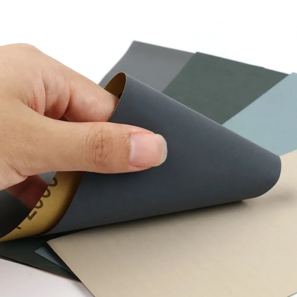 5Pcs Sandpaper 2000 2500 3000 5000 7000 Mixed Grits Sand Paper Water/Dry Sanding Paper Abrasive Tool Oasis Select