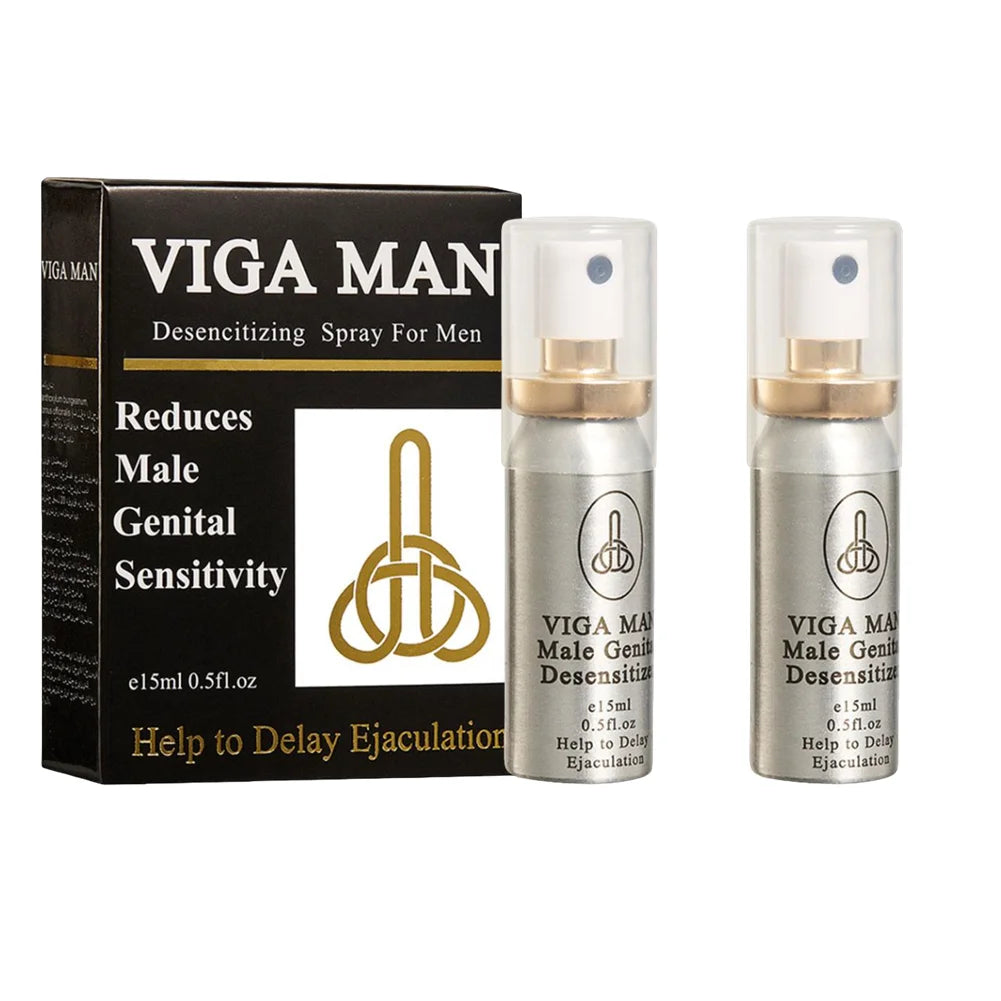 Sex Delay Spray For Men 15ml External Use Anti Premature Ejaculation Lasting Long 60 Minutes Penis Enlargement Sex Toy For Men Oasis Select 2PCS