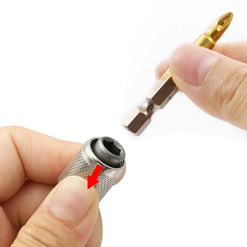 Quick Change SDS Plus Drill to 1/4" Hex Bit Adapter Holder - Converts Rotary Hammer for Screwdriver Bits & Sockets Impact Ready Oasis Select