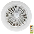 E27 Socket Ceiling Fan Light | Remote, 3 Speeds, Dimmable LED Ceiling Fan Light Oasis Select White United States