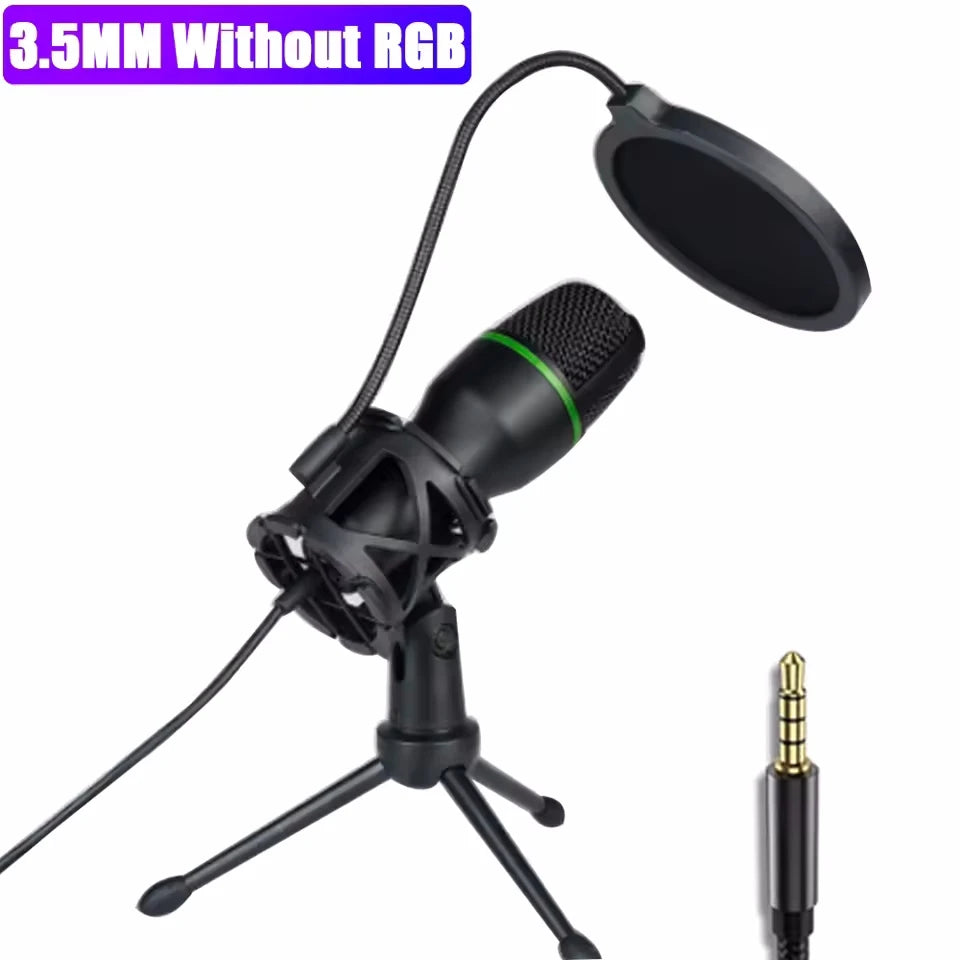 AyeBeau USB Condenser Microphone RGB Kit – Gaming & Podcast