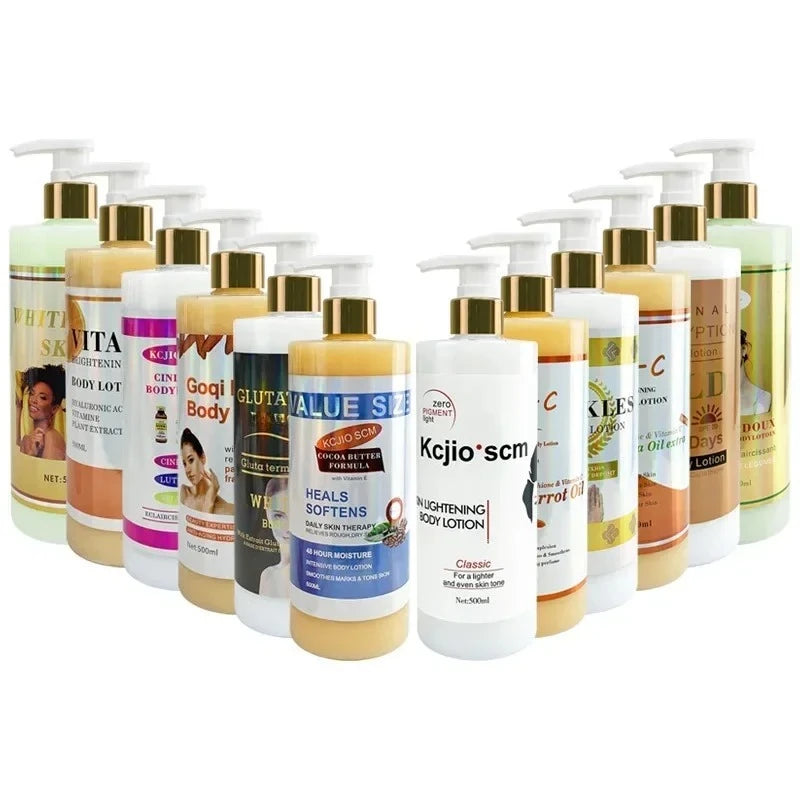 500ml Glutamate Body Cream Vitamin VC Moisturizing Lotion Skin Whitening Nicotinamide Anti Wrinkles Body Lotion Oasis Select
