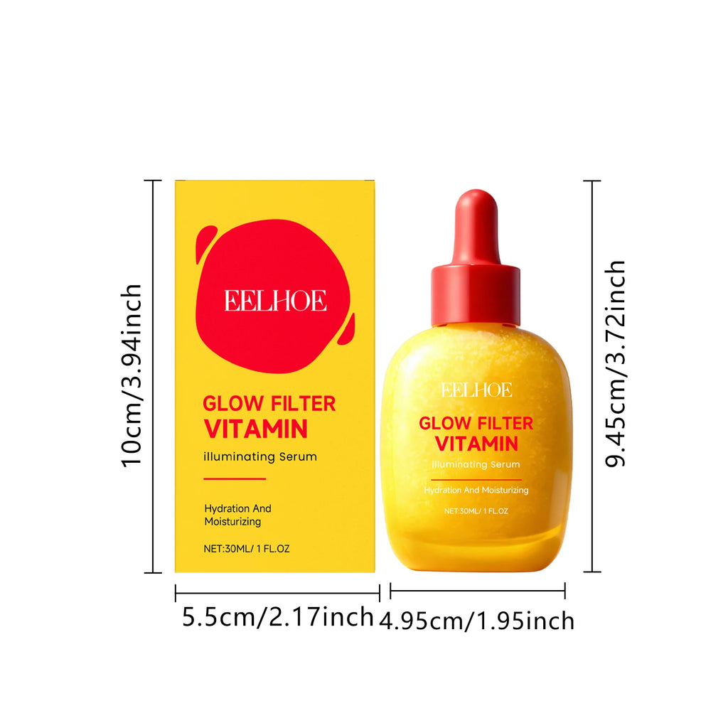 Vitamin C Illuminating Serum Brightening & Hydrating Facial Serum Even Skin Tone Soothes Dryness Daily Skincare Glowing Essence Oasis Select