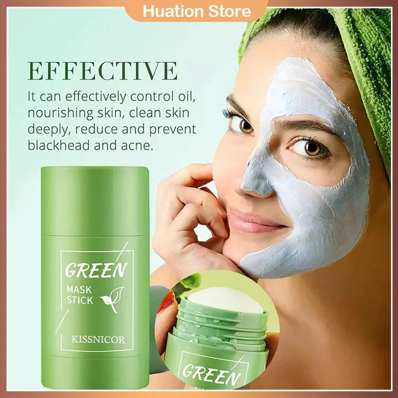 SAKSRAAR Green Tea Solid Face Mask 40g – Pore Cleansing Stick