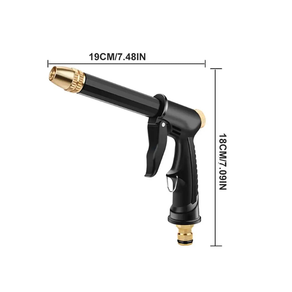 High Pressure Water Gun With Adjustable Nozzle, Foam Pot For Household Car Wash Cleaning, Garden Watering, Floor Window Cleaning Oasis Select