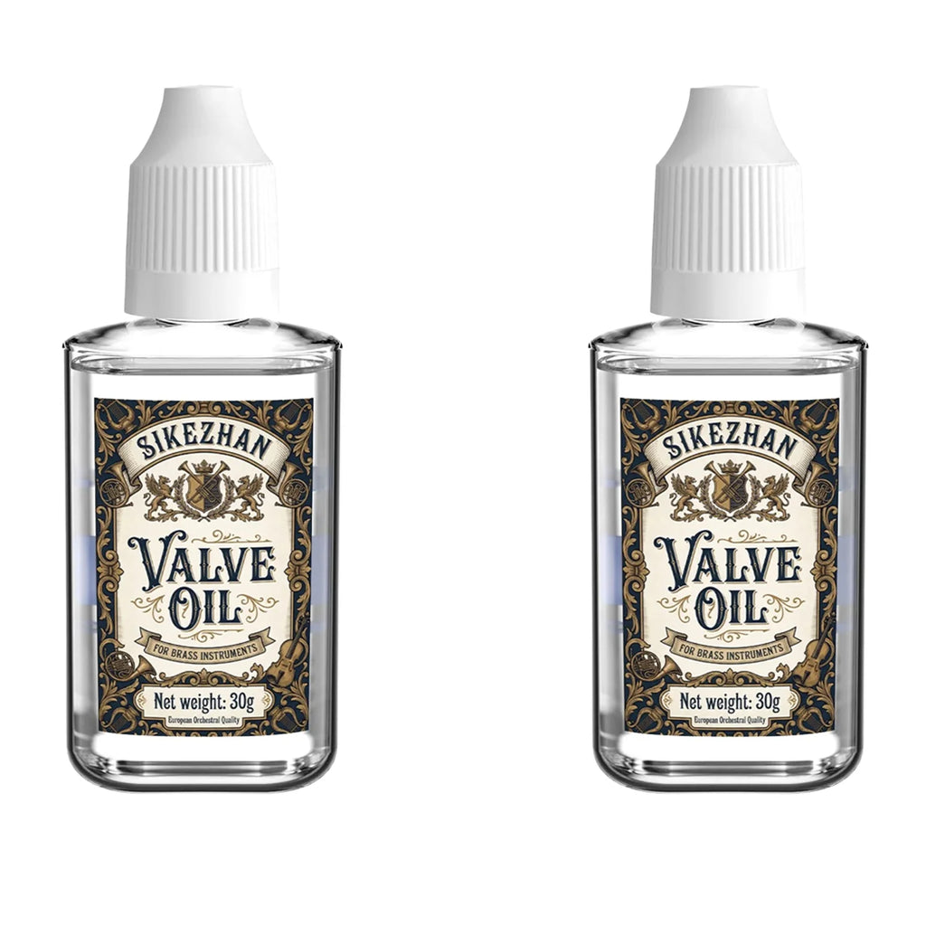 Professional Brass Instrument Valve Oil for Trumpet Trombone Tuba Long Lasting Piston Lubricant Smooth Action Fast Response Care Oasis Select 2pcs