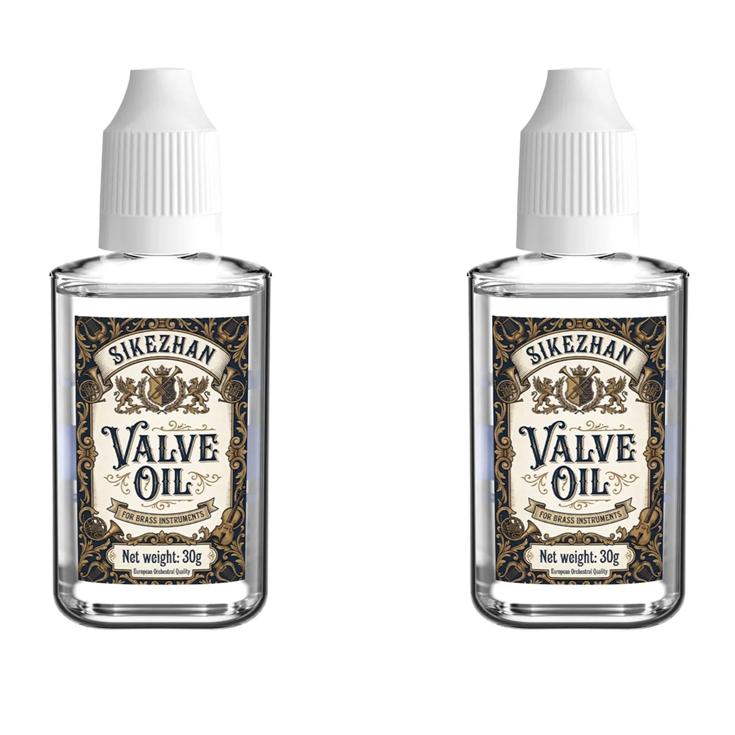 Professional Brass Instrument Valve Oil for Trumpet Trombone Tuba Long Lasting Piston Lubricant Smooth Action Fast Response Care Oasis Select 2pcs