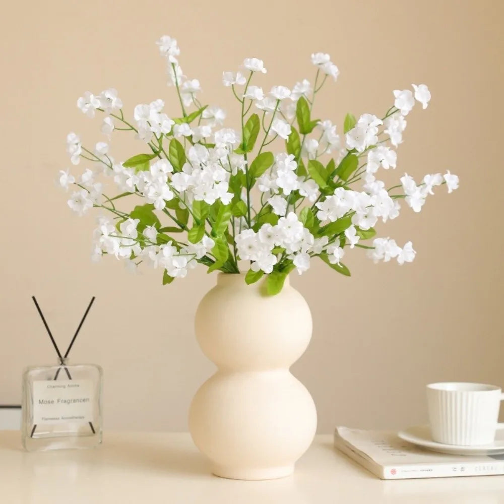 Real Touch Forget-Me-Not Artificial Forget-Me-Not Flowers Long Branch Silk Simulation Flowers 47cm DIY Floral Bouquets Home Oasis Select