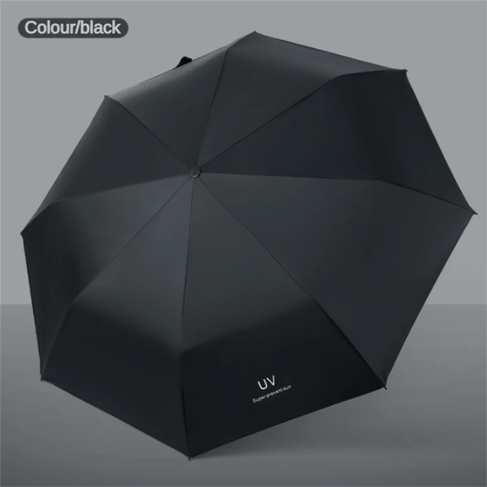 Travel Umbrella Windproof Folding Umbrella for Rain,Compact Umbrella for Car,Lightweight UV Protection Sun Umbrella for Men and Oasis Select black
