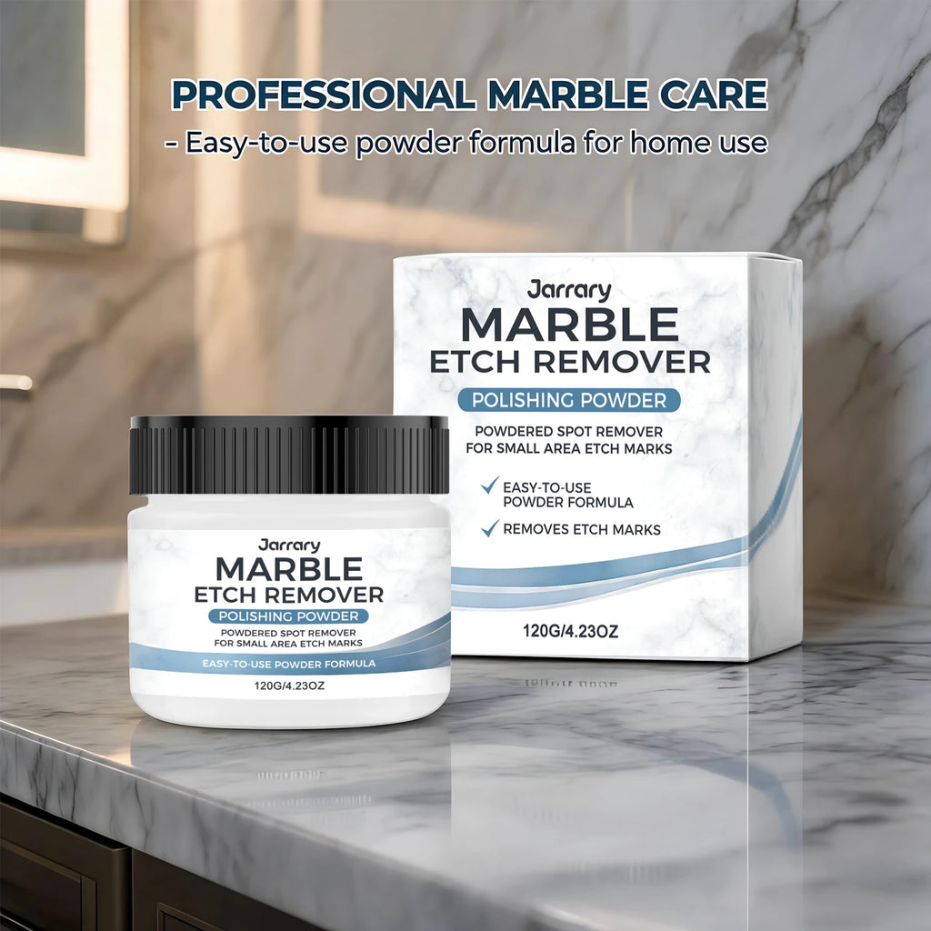 Marble Polishing Powder Etch Mark Removes Scratches Stains and Dullness Restores Shine for Stone Countertops Floors and Surfaces Oasis Select