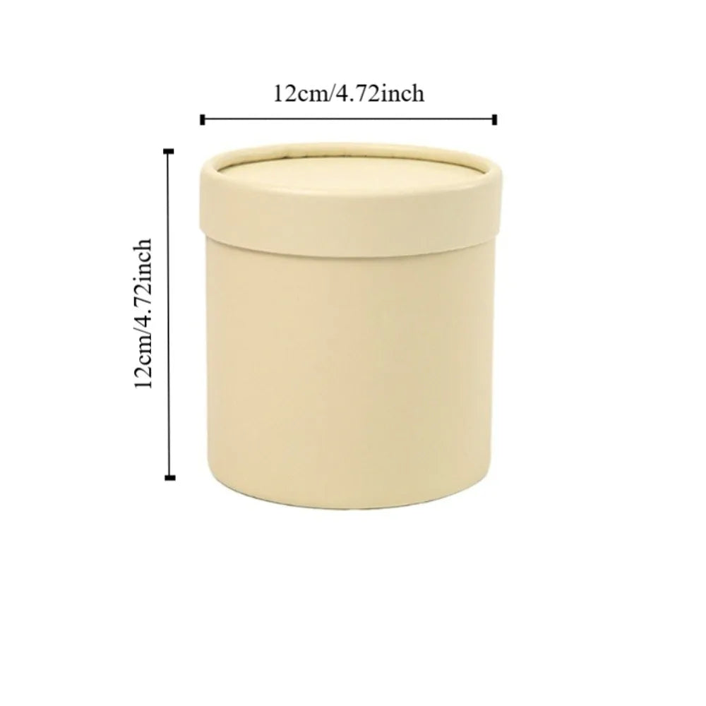 Round Flower Gift Box | Cardboard Packaging for Weddings & Parties