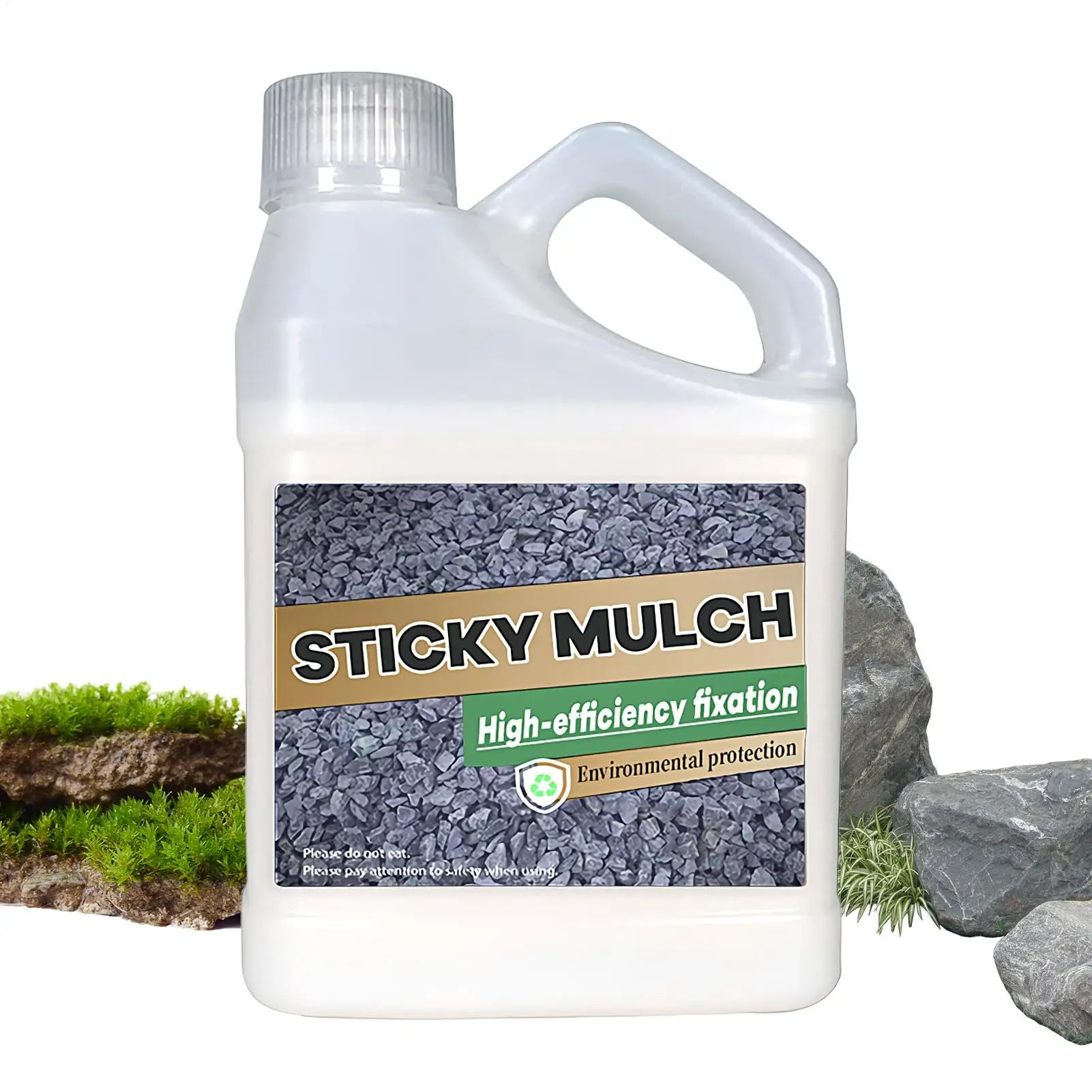 Stone Glue Quick Drying Landscape Adhesive Clear Waterproof Glue for Rocks Sealer Adhesive Stabilizer Outdoor Garden Gravel Oasis Select
