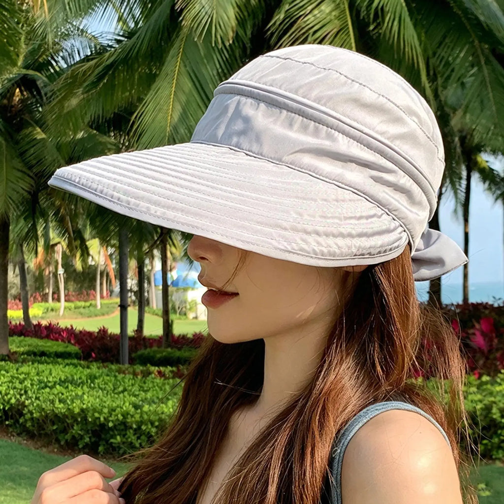 Wide Brim Sun Hats Women Sun Hat Lightweight Breathable Wide Brim Anti-UV Protection Outdoor Fisherman Caps Summer Beach Hat Oasis Select