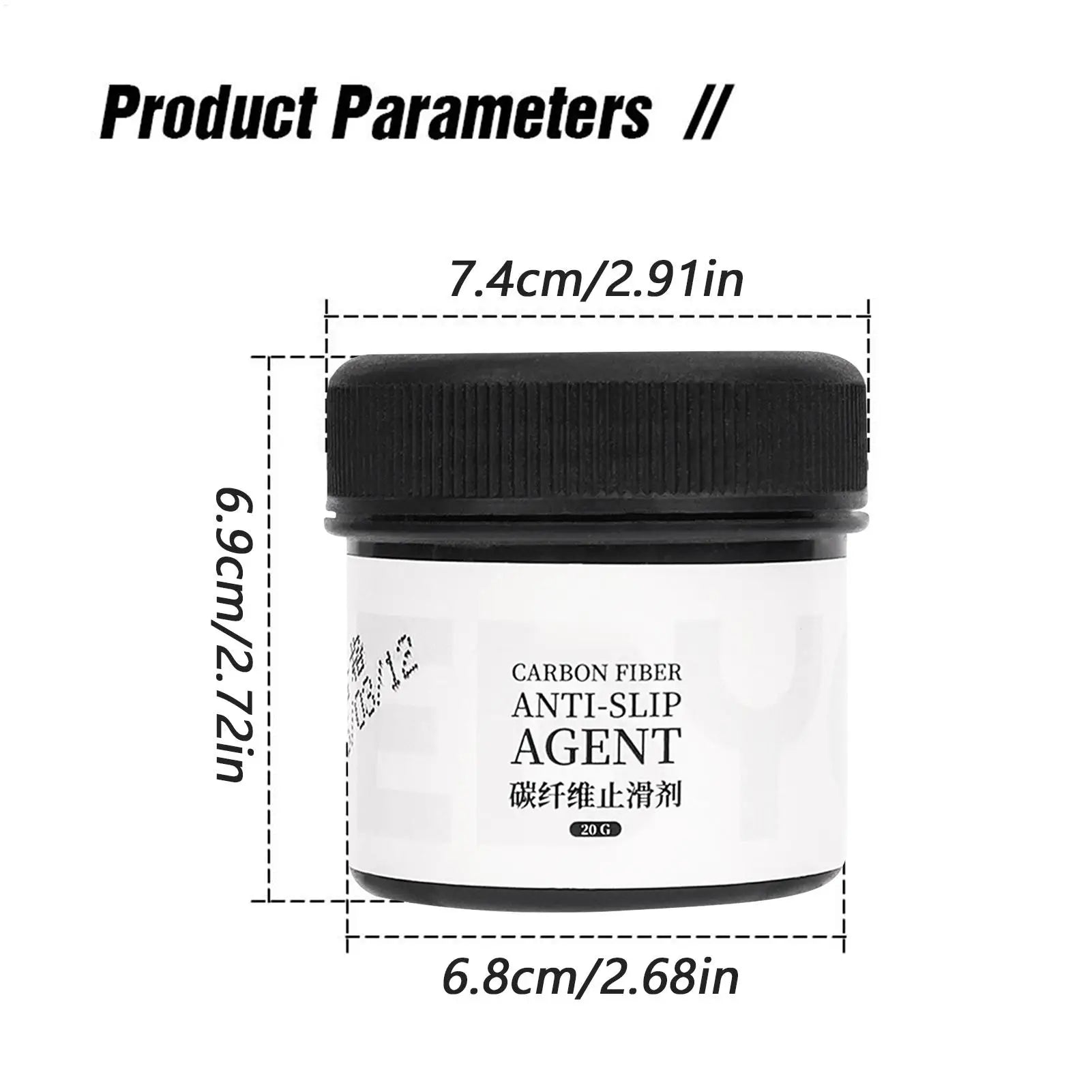 Bike Grease 20g Carbon Fiber Anti-Slip Paste Anti-Slip Friction Lube Riding Accessories for Parts Handlebar Stem Seatpost Oasis Select