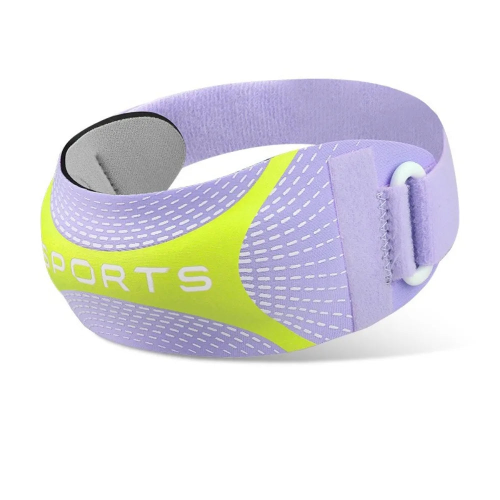Shock Absorption Patella Belt Breathable Thickened Knee Protection Strap Sweat-Wicking Knee Protection Sport Knee Wrap Running Oasis Select Purple