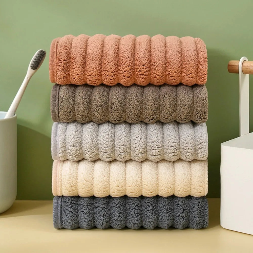 6-Pack Coral Fleece Hand Towels – Quick Dry & Absorbent