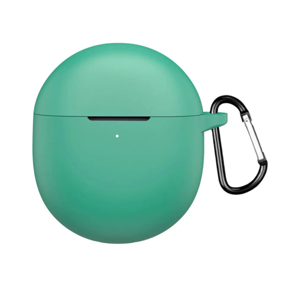 For Googles Pixel-Buds 2A 2025 Silicone Protective Case With Keychain In 5-color Wireless Earbuds Scratch Resistant Soft Cover Oasis Select Green