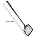 Pool Nets for Cleaning Fish Tank Salvage Net Aquarium Cleaning Tool Portable Debris Removal Accessories for Fish Tank Tubs Oasis Select Black