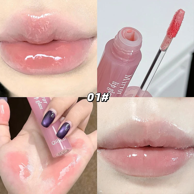 QiBest Mirror Lip Glaze – Hydrating Tint & Long-Lasting Gloss