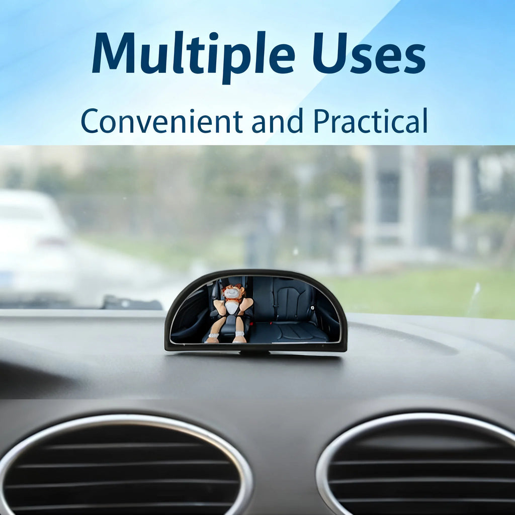 360° Blind Spot Convex Mirror – Wide Angle Adjustable Side Mirror