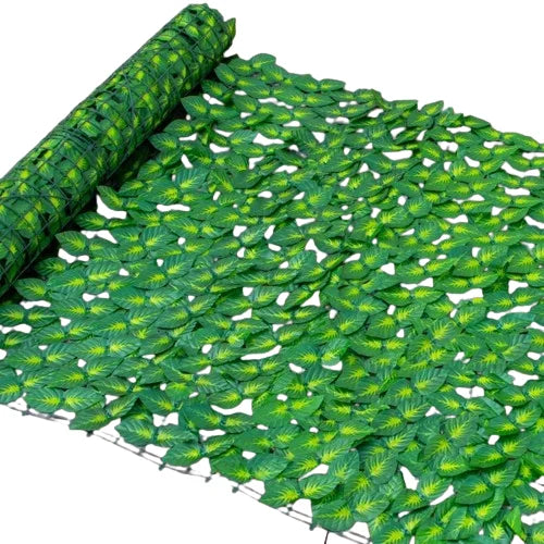 Artificial Ivy Fence Panel 50x100cm | Faux Green Wall Privacy