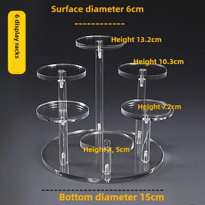 7-Tier Acrylic Step Shelf Display Stand – Cupcakes & Jewelry
